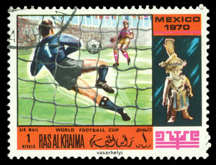 Postmark.  Football.