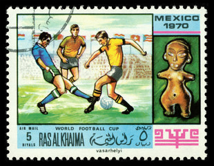 Postmark.  Football.