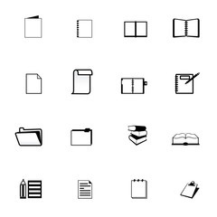 book_icon_simple_set