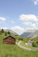 Little House in Alps