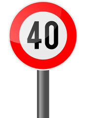 40 - Verkehrszeichen