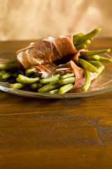 Fagiolino con Prosciutto crudo