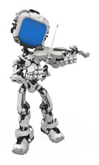 Blue Screen Robot, Violinist
