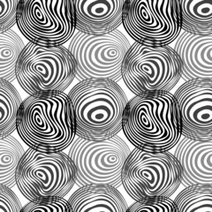 Circles pattern in fashion trend colors