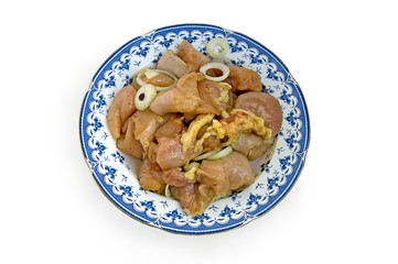 Chicken with spices