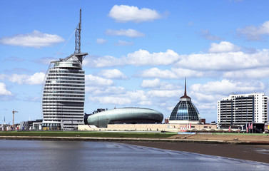 Panoramablick auf die Seestadt