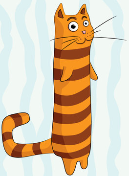 very long cat