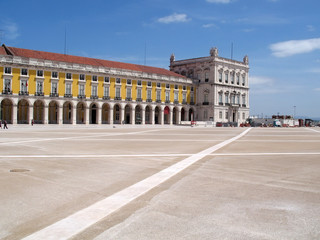 Fototapeta na wymiar Lisbonj Square Trade