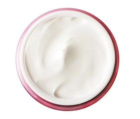 tub with a face cream