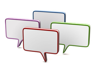 Naklejka premium chat icon