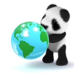 3d Teddy looks at the world © Steve Young