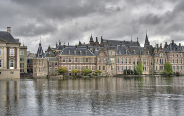 Fototapeta na wymiar Dutch Parliament Binnenhof