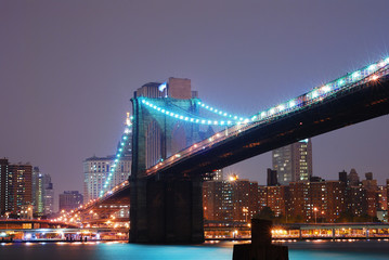 Fototapeta na wymiar Brooklyn Bridge, New York City