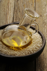 Olio d oliva nel riso