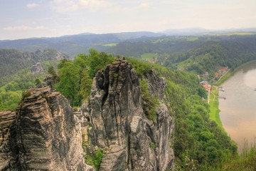 Fototapeta na wymiar Elbsandsteingebirge / Sächsische Schweiz