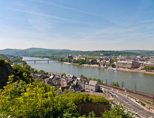 view over Koblenz