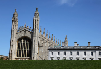 View of Cambridge's Kings College from "The Backs"
