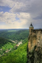 Fototapeta premium Elbsandsteingebirge - Festung Königstein