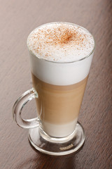 Coffee Latte in a glass