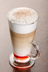 Coffee Latte in a glass