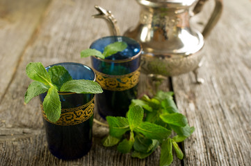moroccan mint tea- te marocchino alla menta