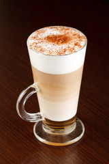 Coffee Latte in a glass