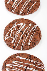 Homemade dark chocolate cookies