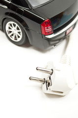 Auto mit Stromstecker