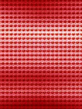 High resolution abstract 3D stainless steel red background