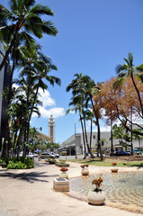 Aloha Tower in Honolulu, Hawaii