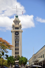 Aloha Tower in Honolulu, Hawaii