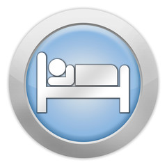 Light Colored Icon "Bed / Hotel"