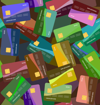 credit card background seamless
