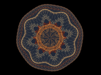 Abstract Fractal Disc 003