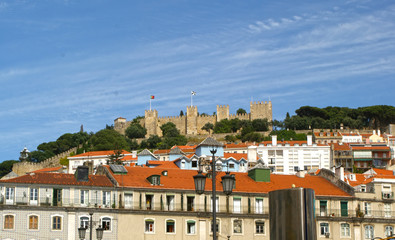 Fototapeta na wymiar Lizbona, S?o Jorge Castle