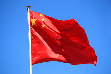 Naklejka na ściany i meble china flag