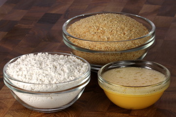 breaded ingredients