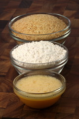 breaded ingredients