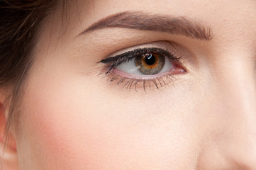 Obraz premium Close up portrait of beauty woman with perfect skin!