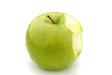 Grüner Apfel. Obst für Vitamine.