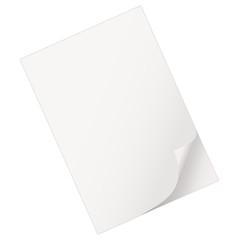 Empty sheet of paper