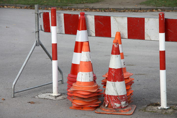Baustelle Sperrung
