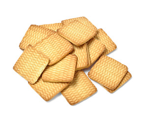 Square cookies