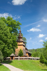 Wooden Orthodox Church in Kotan, Poland