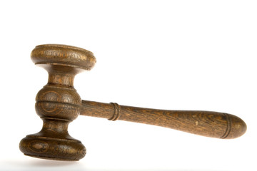 a wooden gavel
