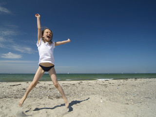 Obraz premium Sommer vacations. Happiness concept