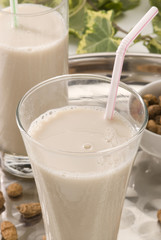 Tiger nut milk. Horchata de chufa.