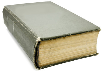 old book isolated on a white background