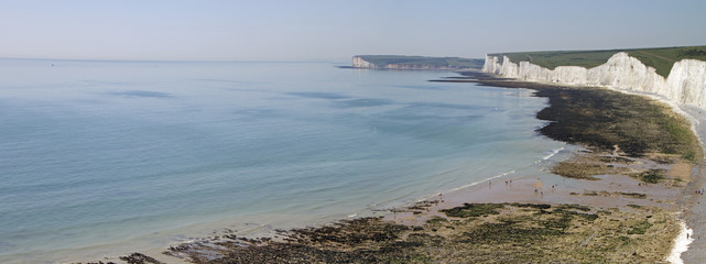 Steilküste bei Eastbourne, Sussex, Großbritannien