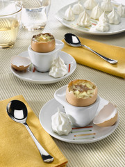 oeufs à la crème surprise